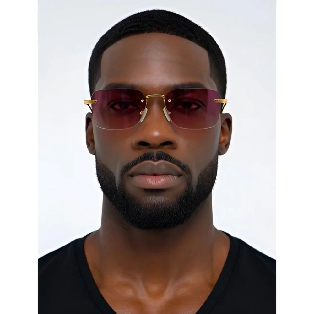N/A rimless rectangular
